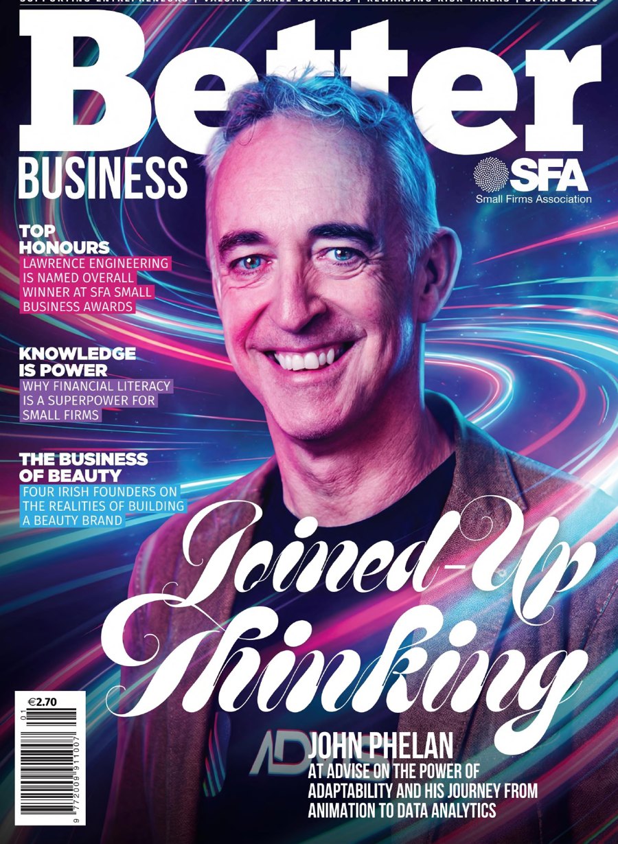 John Phelan on the cover of Better Business, Spring 2026